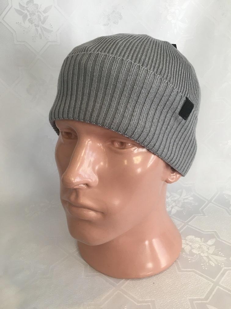 Шапка Отворот св.серая