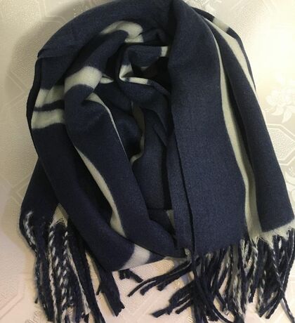 Палантин Pashmina синий