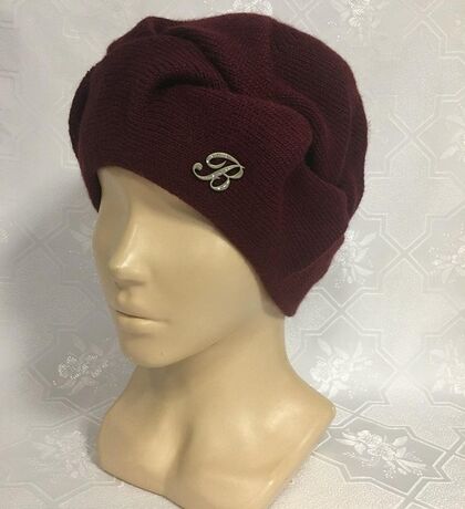 Берет TEXTILE 2 бордо